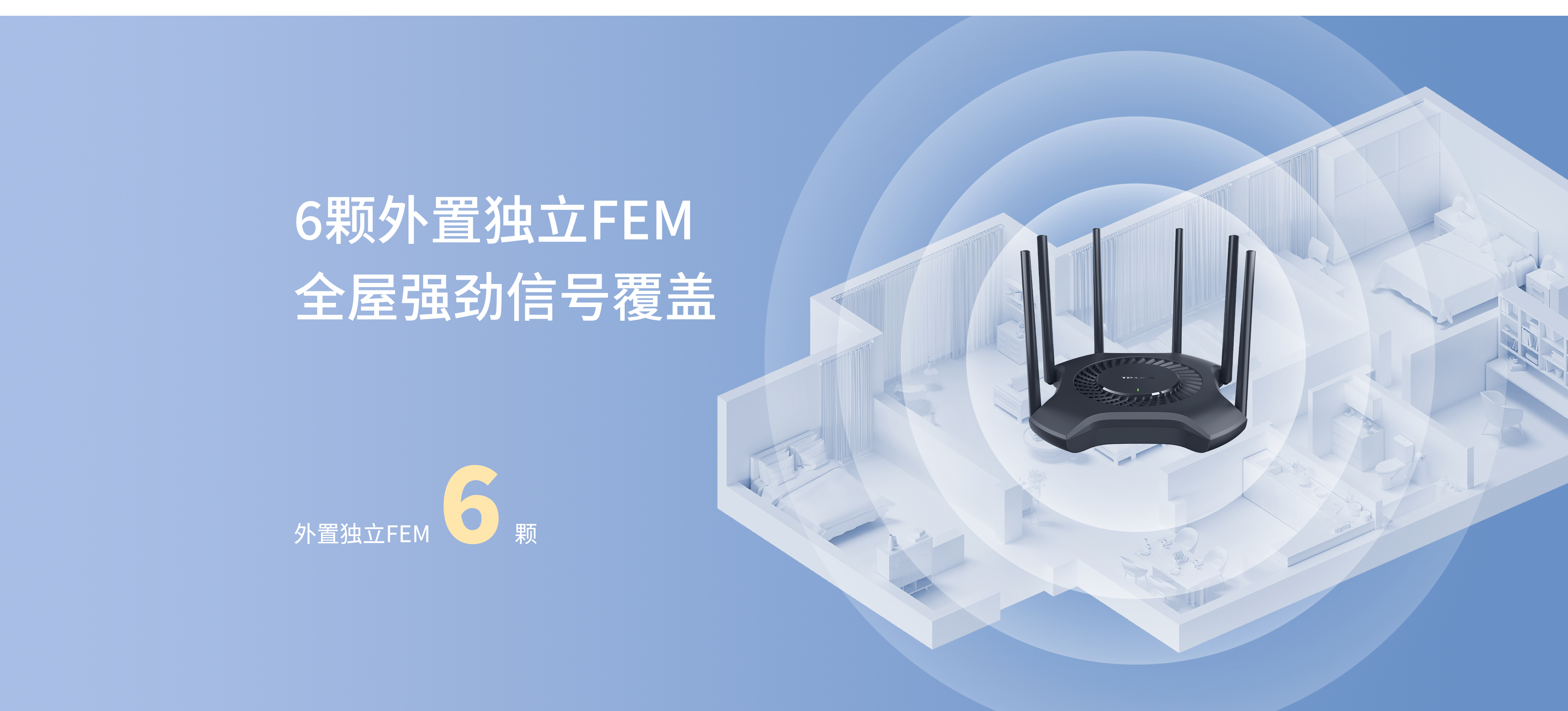 YLWR5400G易展版 域联|AX5400双频千兆Wi-Fi 6无线路由器