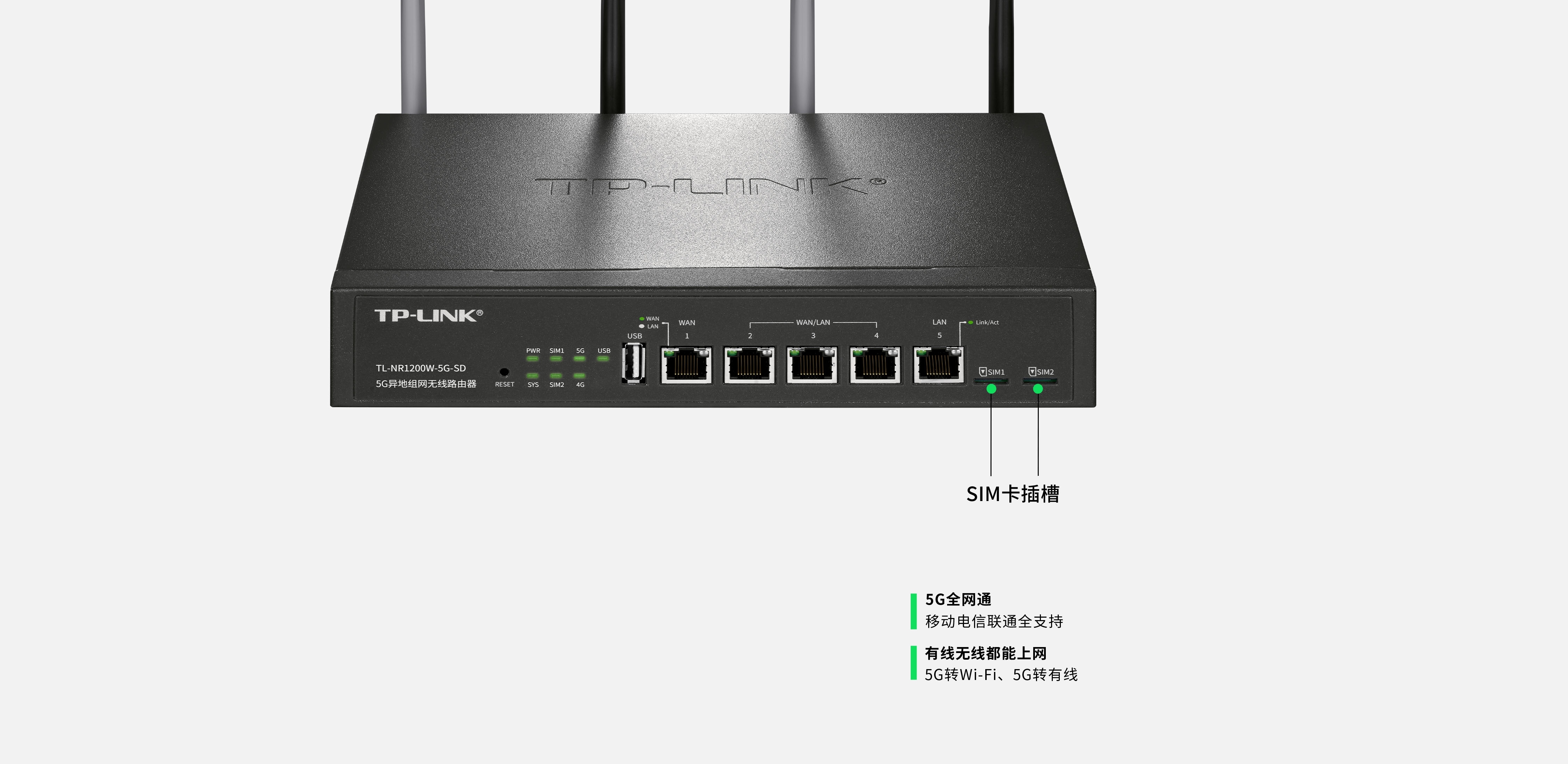 TL-NR1200W-5G-SD 异地组网5G路由器 - TP-LINK官方网站